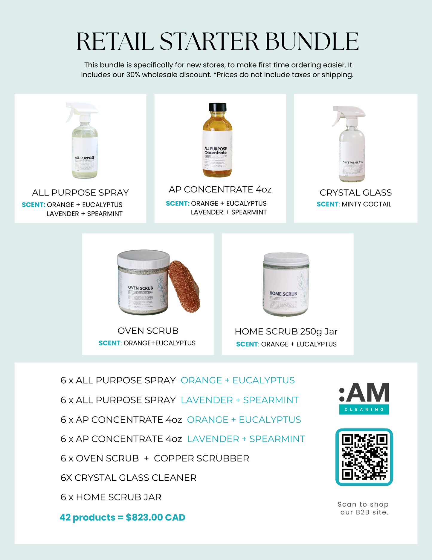 New Retailer Starter Bundle – Home Cleaning Essentials Collection